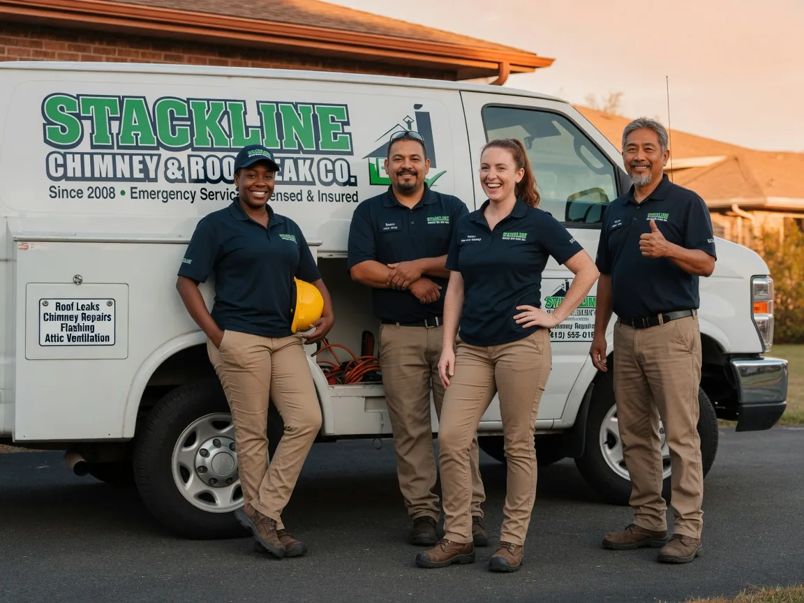 Chimney flashing repair company in Derby, IA